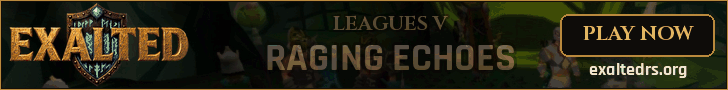 Exalted - Leagues V - NEW - October 1 LAUNCH banner